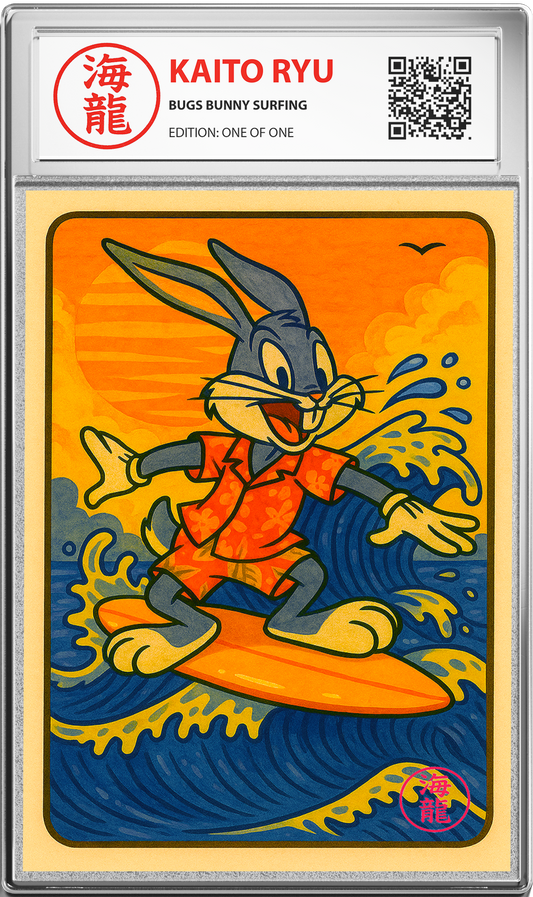 Bugs Bunny surfing (Sold out)