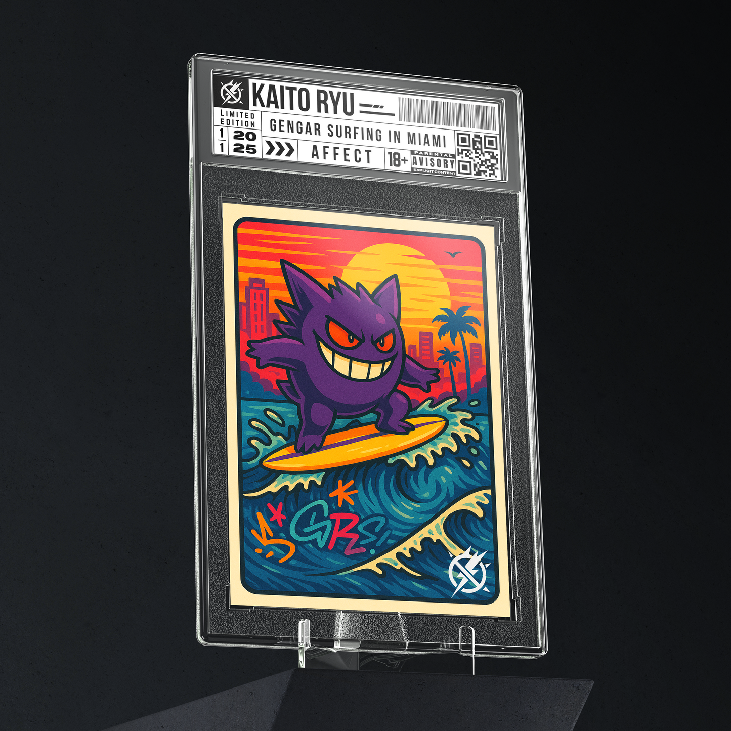 Gengar Surfing in Miami(SOLD OUT)