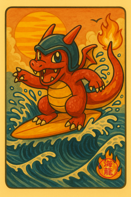 Charizard Surfing (Sold out)