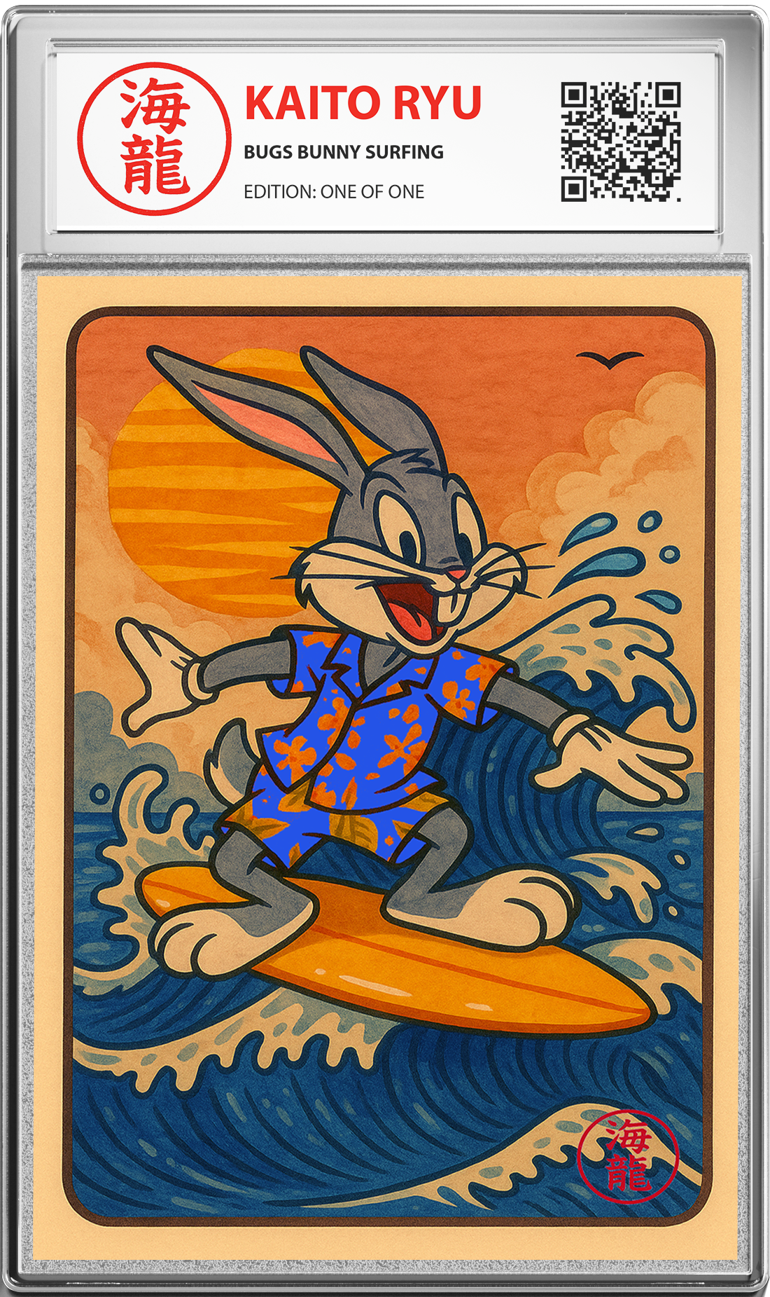 Bugs Bunny surfing (Sold out)