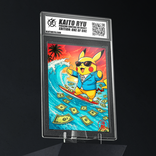 Pikachu Surfing on Money(Sold out)